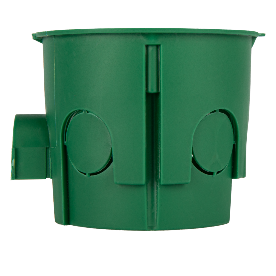 Подрозетник Systeme Electric под бетон и кирпич 68x60 мм с лапками IP30 цвет зеленый