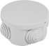 Распределительная коробка открытая Lexman D65x35 мм 4 ввода IP55 цвет серый