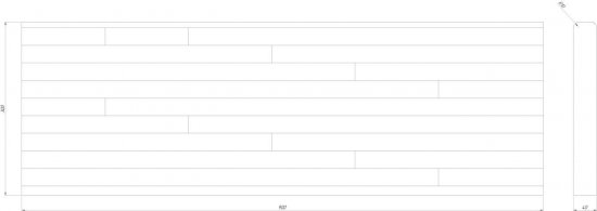 Ступень прямая цельноламельная лиственница сорт AB 40x300x900 мм