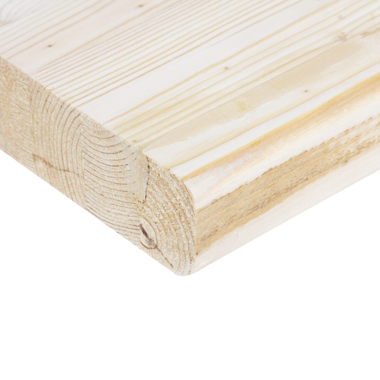 Ступень прямая цельноламельная лиственница сорт AB 40x300x900 мм