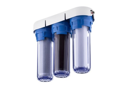 Фильтр под мойку Гейзер 3-И Люкс для мягкой воды 3 ступени кран в комплекте