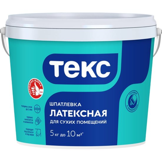 Латексная шпаклевка Текс 5 кг