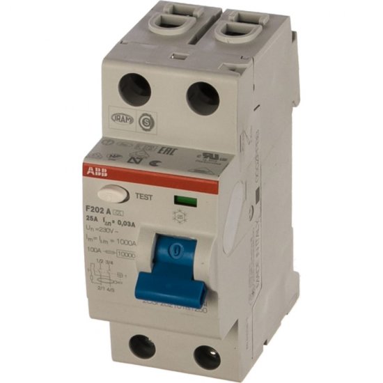 Выключатель дифференциального тока ABB F202