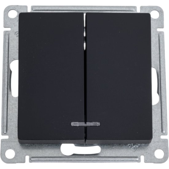 Двухклавишный выключатель Systeme Electric ATLASDESIGN