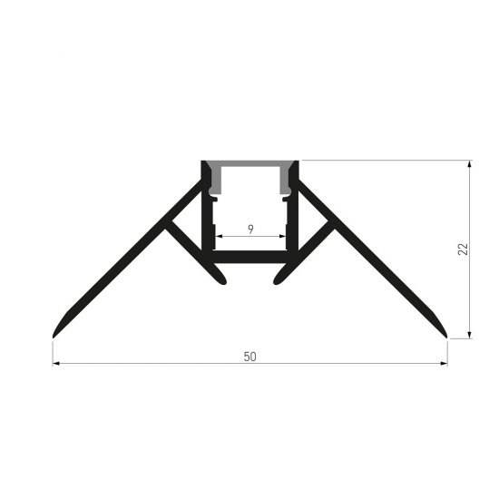 Профиль для светодиодной ленты Elektrostandard LL-2-ALP015 (a053635) 2 м угловой