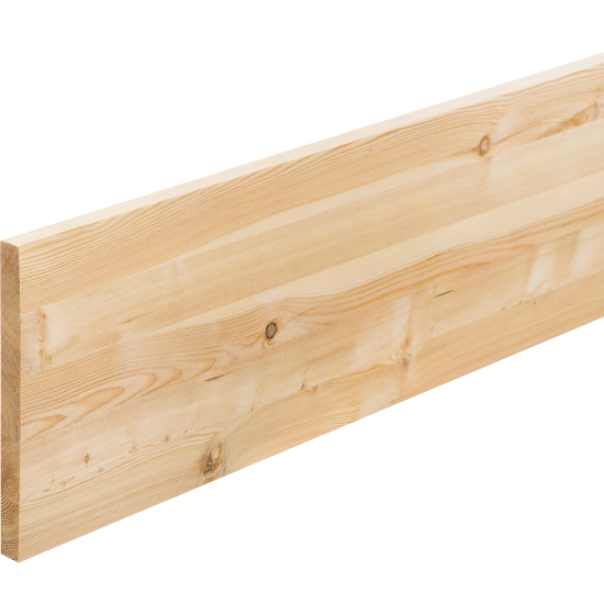 Подступёнок цельноламельный лиственница сорт AB 18x200x1000 мм