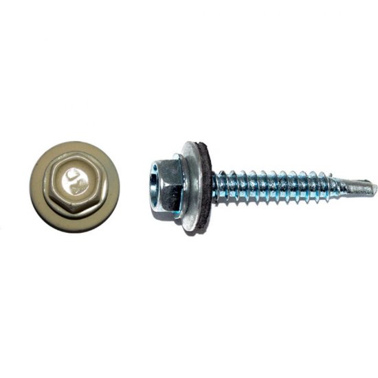 Кровельный саморез КРЕП-КОМП 4,8x35 RAL1014 слоновая кость 3000 шт.