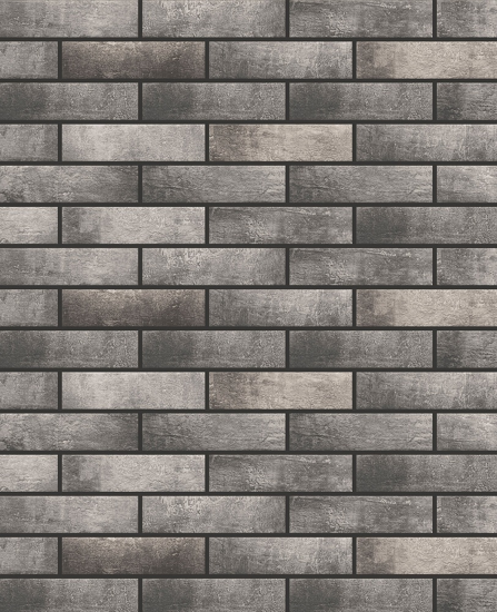 Плитка клинкерная Cerrad Loft brick pepper серый 0.6 м²