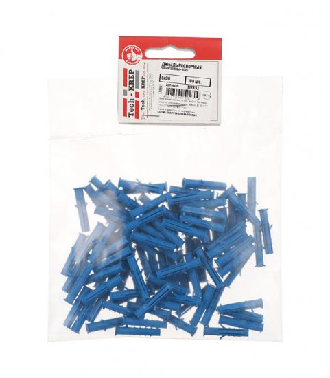 Дюбель распорный 5x30 мм полипропилен (100 шт.)