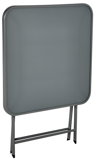 Стол садовый квадратный Naterial Emys Origami складной 70x70x72 см сталь/стекло темно-серый