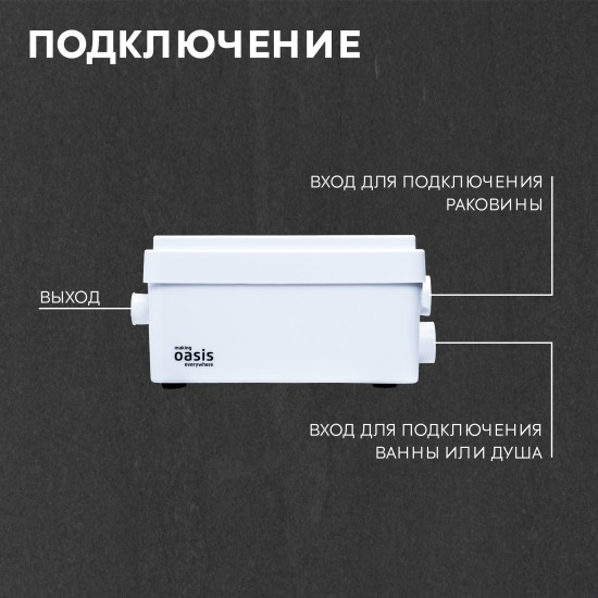 Санитарный насос Oasis SD-250 250 Вт 80 л/мин