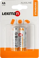 Батарейка Lexman Standard AA (LR6) алкалиновая 2 шт.