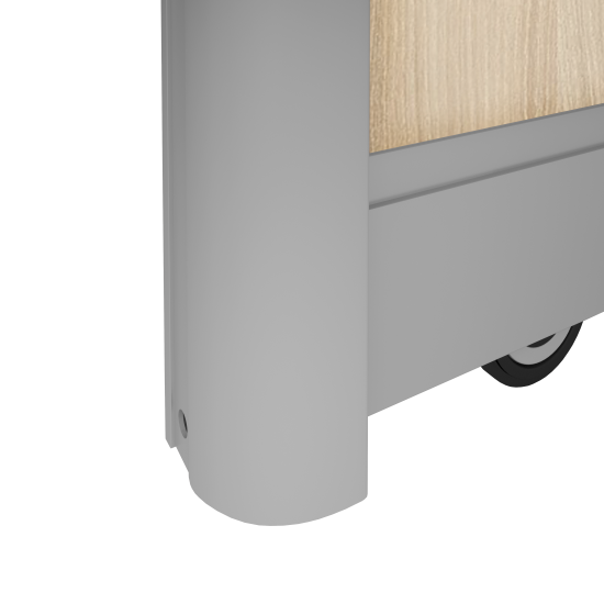 Дверь-купе Spaceo 2255x804 мм высота проема 2300 мм ЛДСП цвет акация светлая