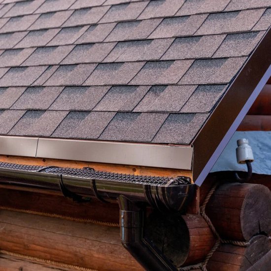 Черепица гибкая Шинглас Фазенда многослойная коричневая 2,6 м.кв