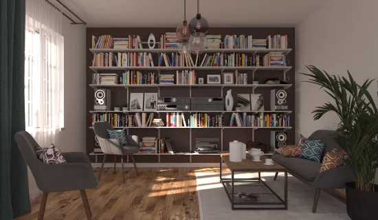 Кронштейн для полок НСХ 39 см нагрузка до 20 кг цвет белый