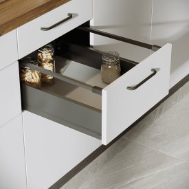 Ящик выдвижной Flowbox 36.8x18.92x50.44 см сталь/ЛДСП цвет антрацит