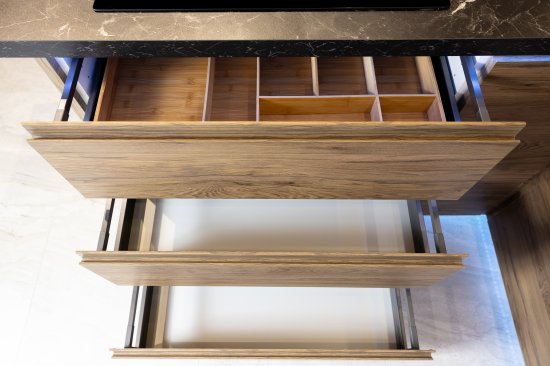 Ящик выдвижной Flowbox 36.8x18.92x50.44 см сталь/ЛДСП цвет антрацит