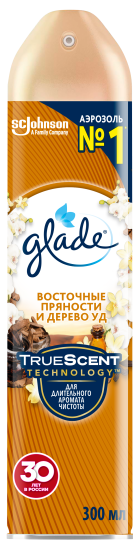 Аэрозоль Glade «Восточные пряности и дерево уд» 300 мл