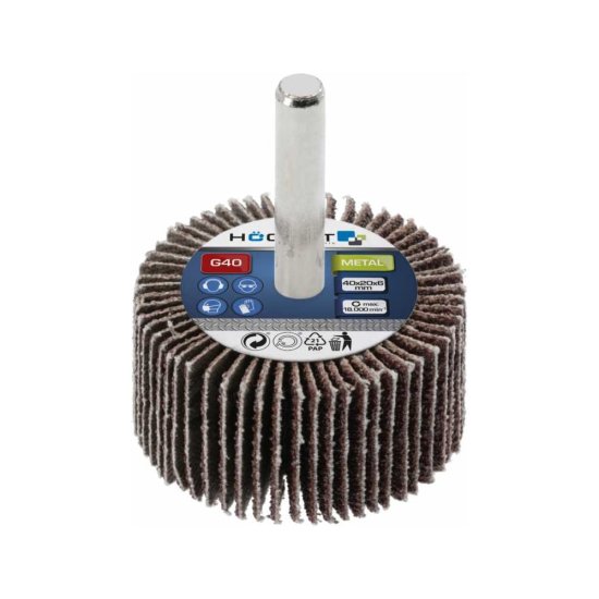 Лепестковый радиальный шлифовальный круг HOEGERT TECHNIK HT8D003