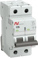 Автоматический выключатель EKF Averes AV-6 2P C25 А 6 кА mcb6-2-25C-av