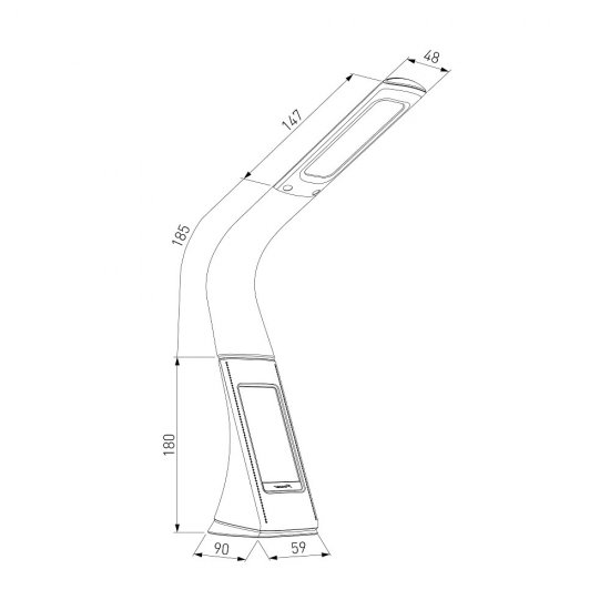 Лампа настольная светодиодная 4200К 6 Вт Elektrostandard Elara (a037504)