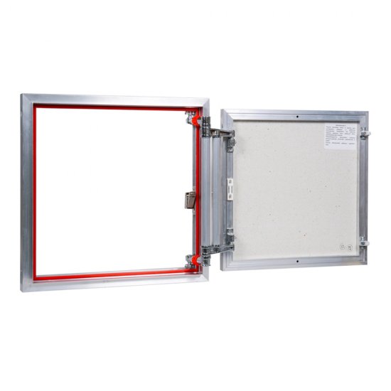 Люк ревизионный под плитку Практика EuroFormat-R алюминиевый 500х500 мм скрытый нажимной