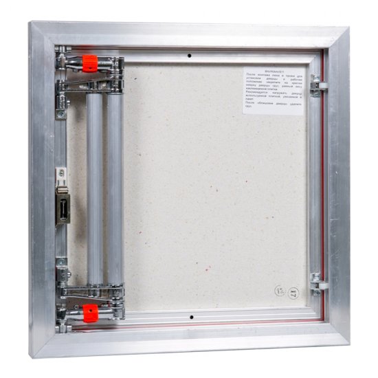 Люк ревизионный под плитку Практика EuroFormat-R алюминиевый 500х500 мм скрытый нажимной