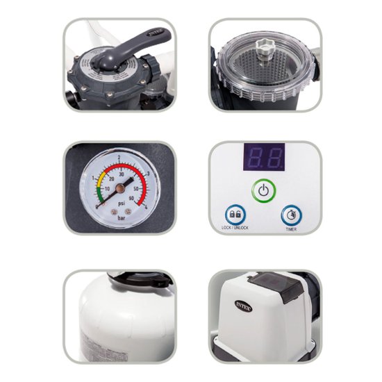 Фильтр-насос песочный для бассейна Intex SF90220-1 4542 л/час