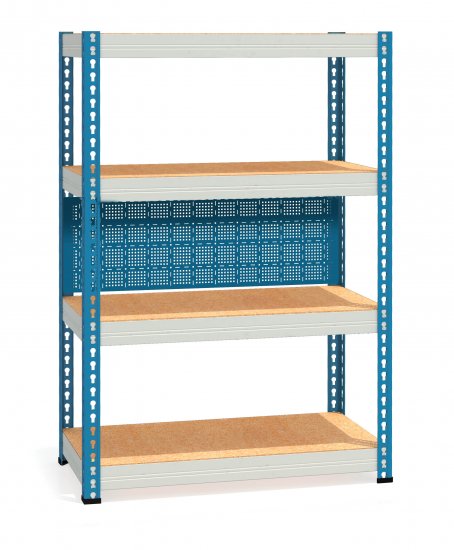 Перфопанель 115.8x40 см для стеллажа МКФ сталь цвет синий