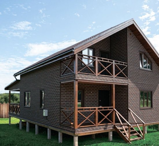 Фасадная плитка Hauberk 2.0 м² цвет баварский