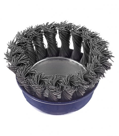 Корщетка для дрели Практика (032-560) витая жесткая чашеобразная d75 мм