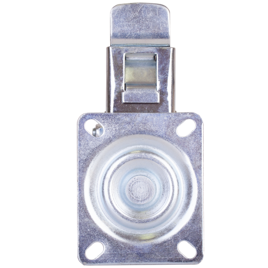 Колесо поворотное с тормозом с площадкой 125 мм максимальная нагрузка 100 кг цвет чёрный