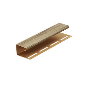 J-профиль для сайдинга Dacha 3 м дуб