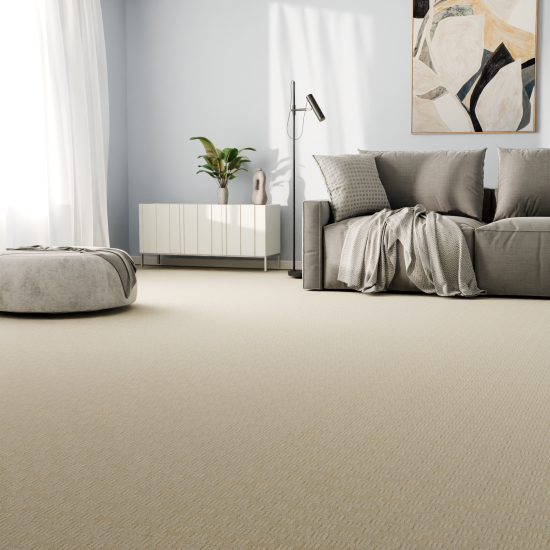 Ковровое покрытие «Кремона», 4 м, цвет серый/бежевый