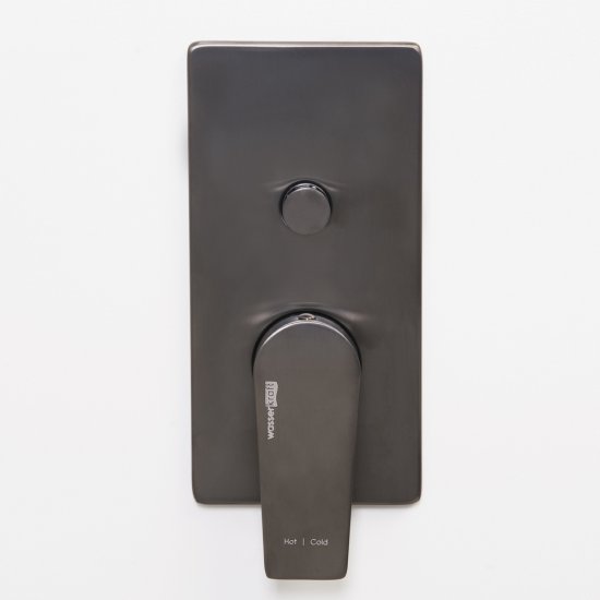 Смеситель для душа встраиваемый WasserKraft Wiese однорычажный графит (8461)