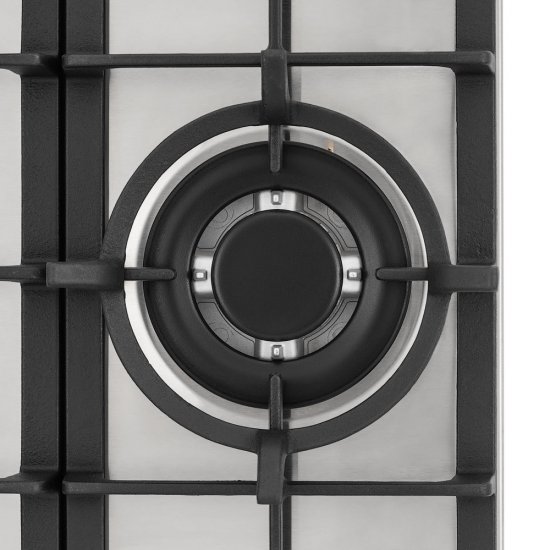 Варочная панель газовая Krona Tordo 45 3 конфорки нержавеющая сталь