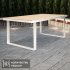 Стол садовый Naterial Menorca 180x100 см алюминий