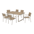 Стол садовый Naterial Menorca 180x100 см алюминий