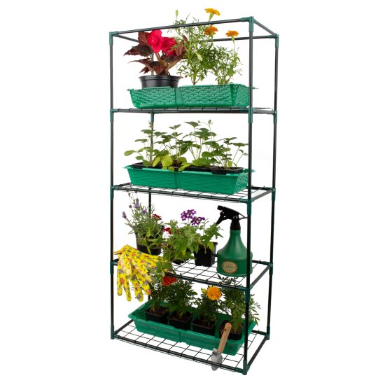 Каркас парника на подоконник 4 полки, 46x24x105 см