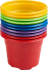 Набор горшков ГазонCity Color ø6.8см h6.8см v0.3л разноцветный, 10шт