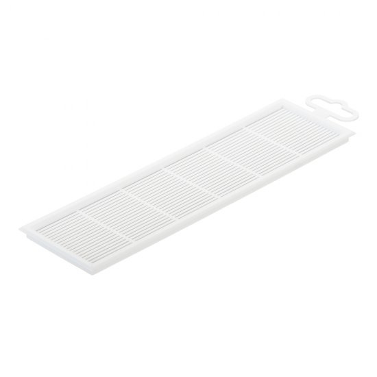 Решетка вентиляционная пластиковая переточная Era ДП 227х67 мм белая