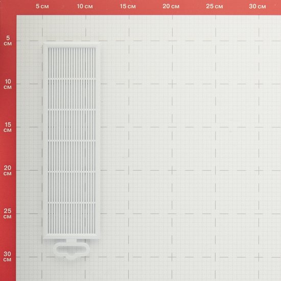 Решетка вентиляционная пластиковая переточная Era ДП 227х67 мм белая