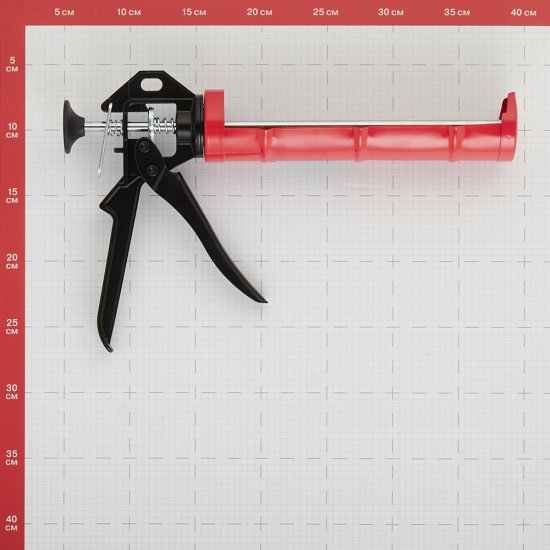 Пистолет для герметика стальной полукорпусной 310 мл Hesler