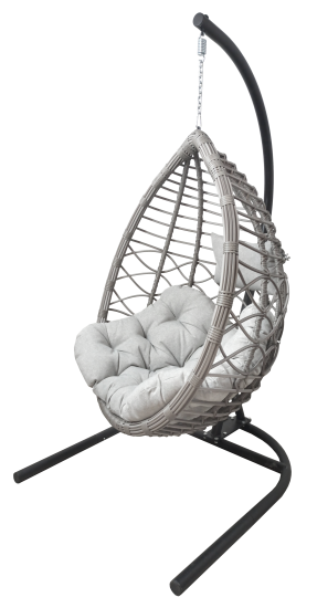 Подвесное кресло VEIL2-LM цвет перлато с опорой