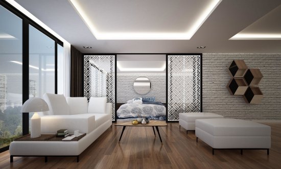 Стеновая панель МДФ Сканди 2440x600x10 мм 1.46 м²