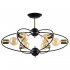 Люстра потолочная Arte Lamp Glasgow E27 240 Вт 9 кв.м (A1963PL-6BK)