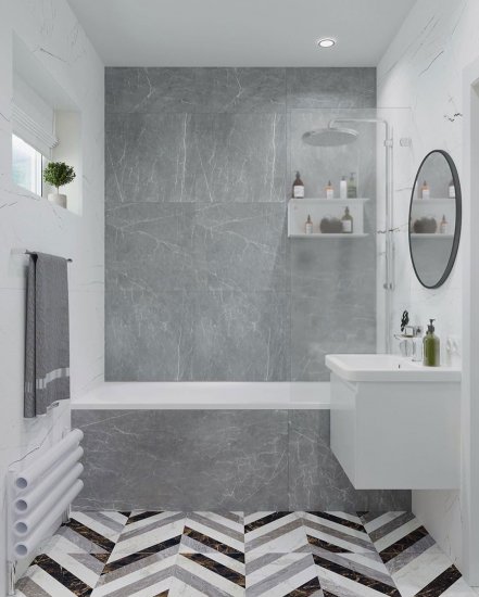 Керамогранит Estima MO103 60x60 см 1.44 м² неполированный цвет серый