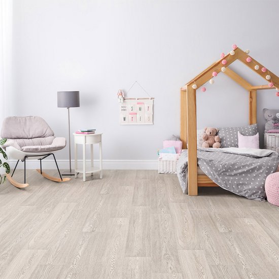 Линолеум бытовой 4 м Juteks Just Grey Oak антистатический