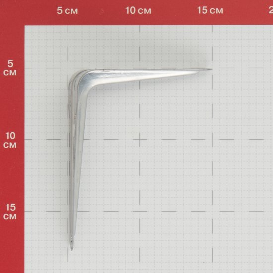 Консоль 100x125 мм хромированная