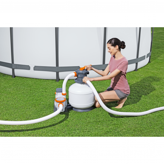 Насос для бассейна Bestway с песчаным фильтром 66600л 11.3м³/ч